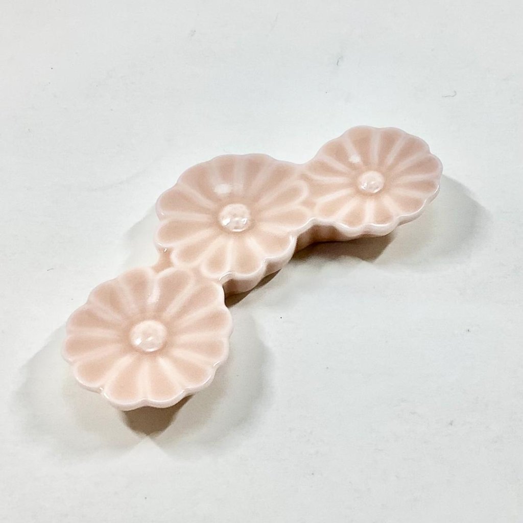 曙釉菊形箸置の画像