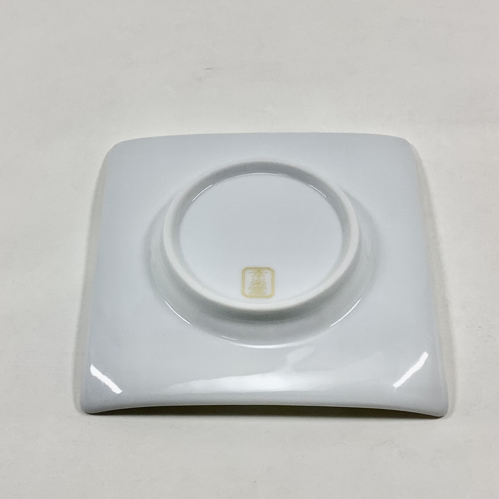 錦翡翠銀ペルシャ 中丸正角凹銘々皿　12㎝の画像
