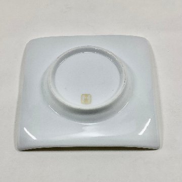 錦朱銀ペルシャ 中丸正角凹銘々皿　12㎝の画像