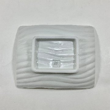 錦銀彩 ナギ彫り長角小付　10㎝の画像