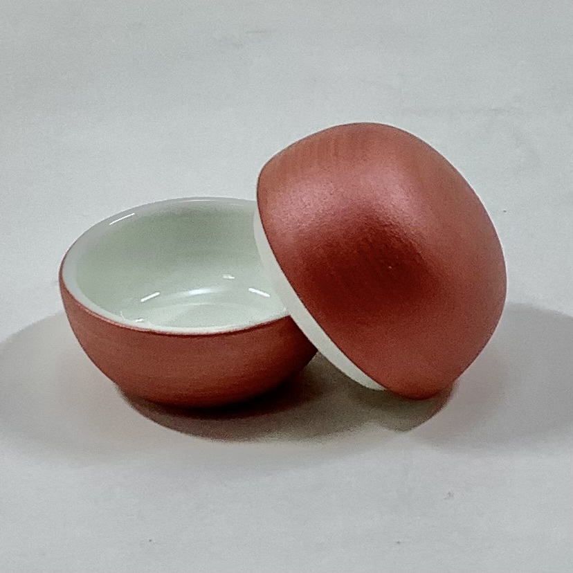 メタレッド手鞠形珍味入　4㎝の画像