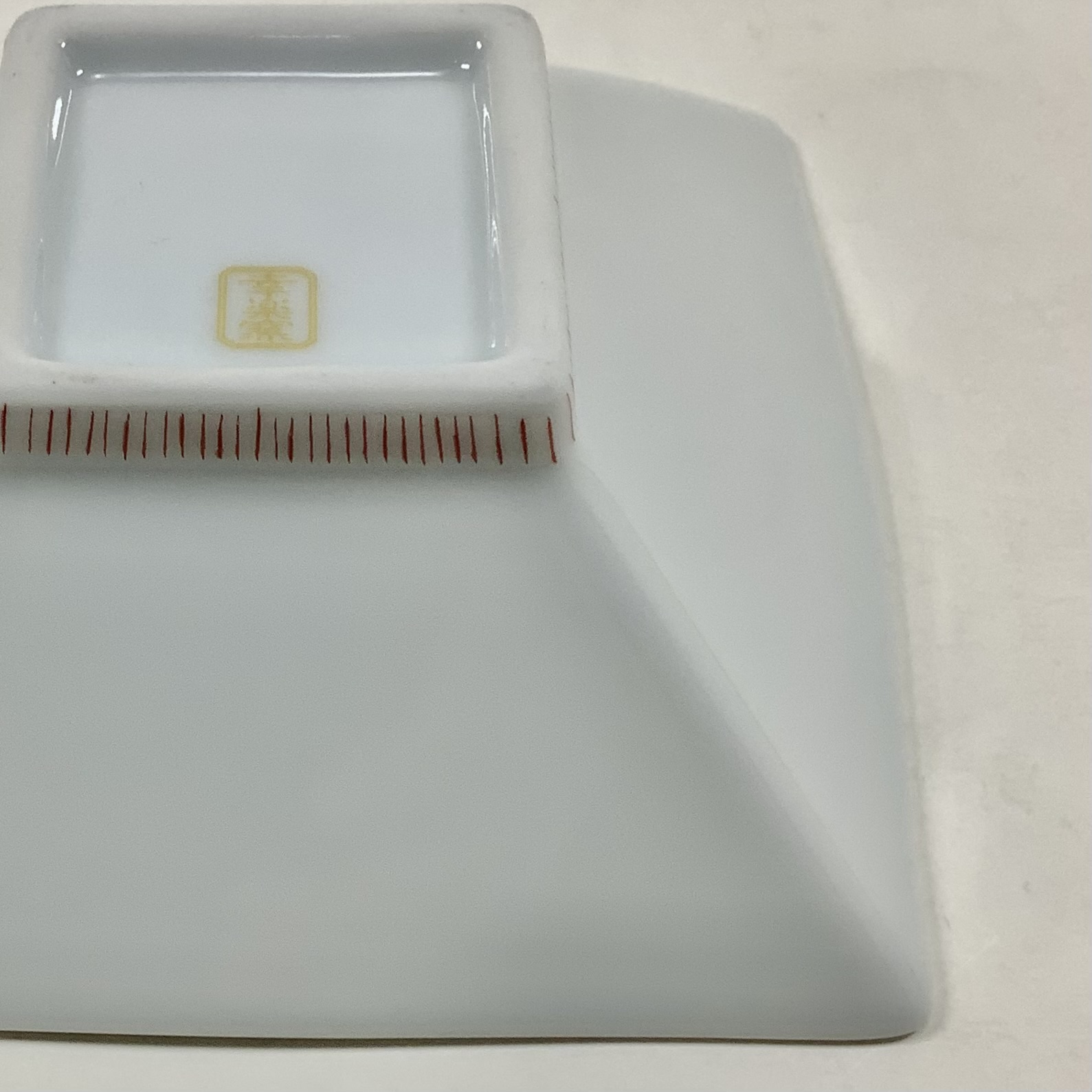 錦赤糸十草 なぶり正角小鉢　12㎝の画像