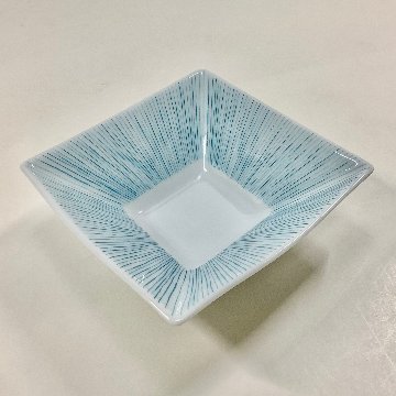錦青糸十草 なぶり正角小鉢　12㎝の画像