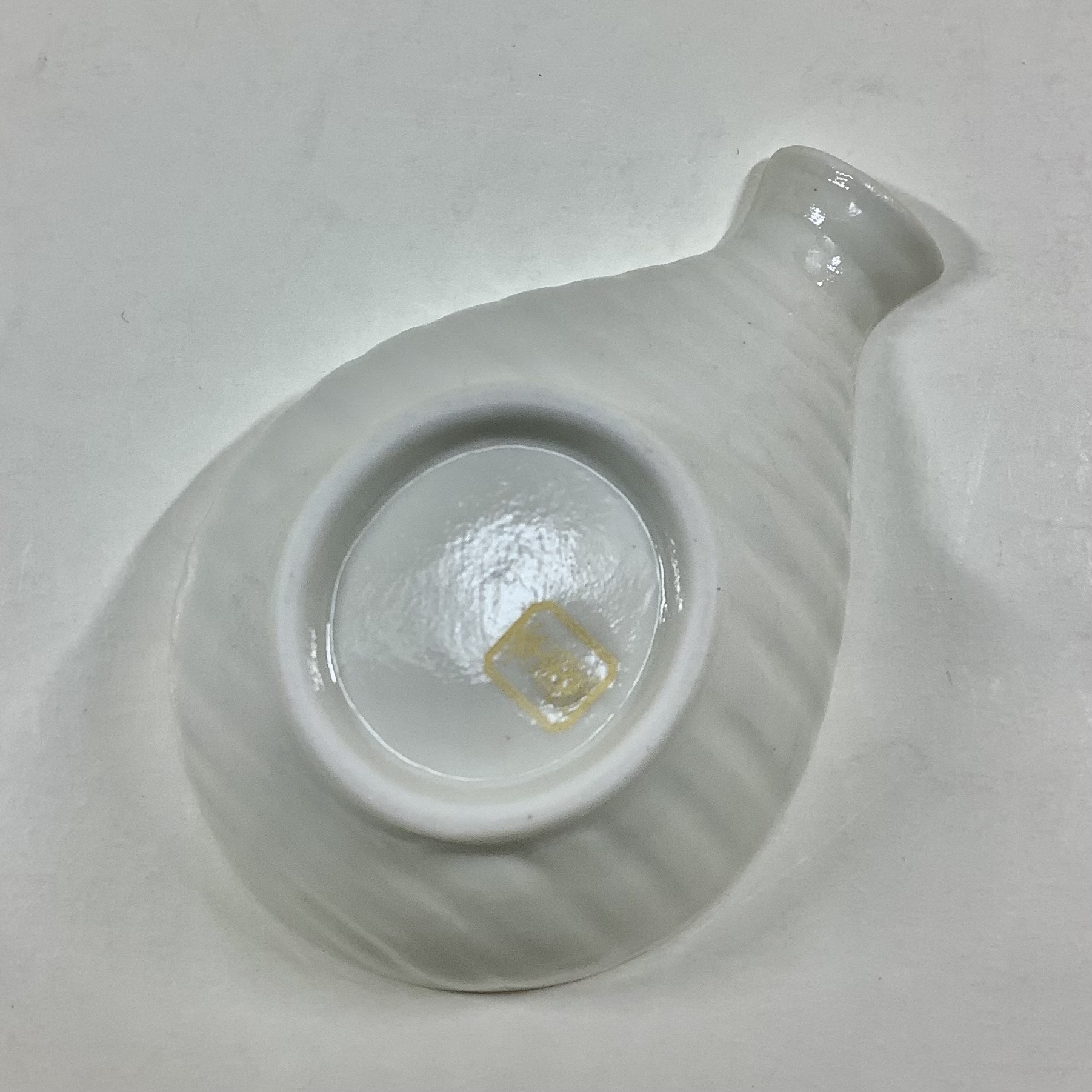 錦銀巻乳白釉 半徳利小付　9㎝の画像