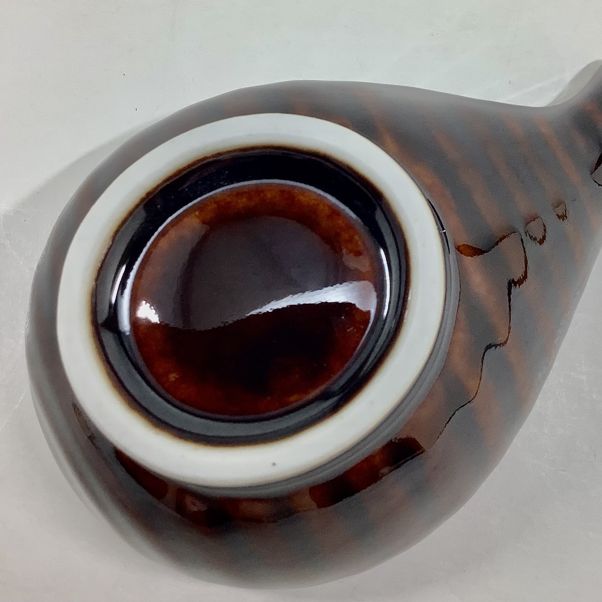 べっ甲釉 半徳利小付　9㎝の画像