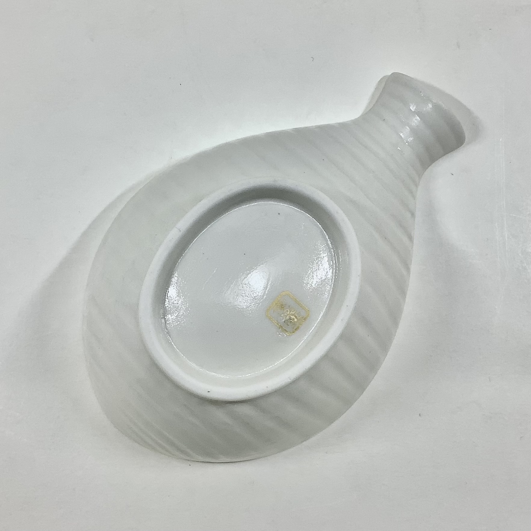 錦銀巻乳白釉 半徳利仲付　13㎝の画像