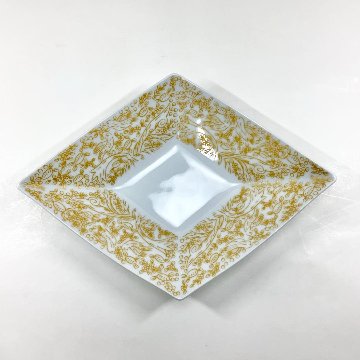 錦白釉金ペルシャ 菱形向付　27㎝の画像
