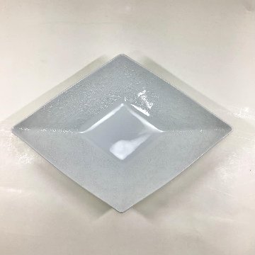 錦白釉銀ペルシャ 菱形向付　27㎝の画像