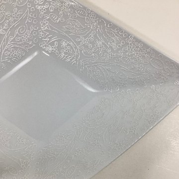 錦白釉銀ペルシャ 菱形向付　27㎝の画像