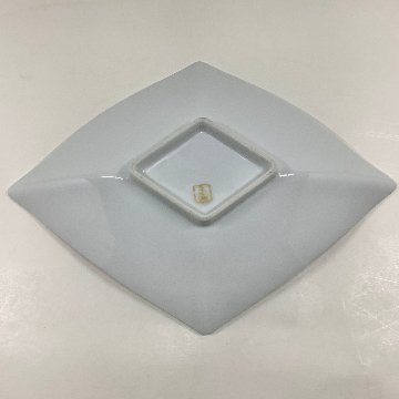 錦白釉銀ペルシャ 菱形向付　27㎝の画像