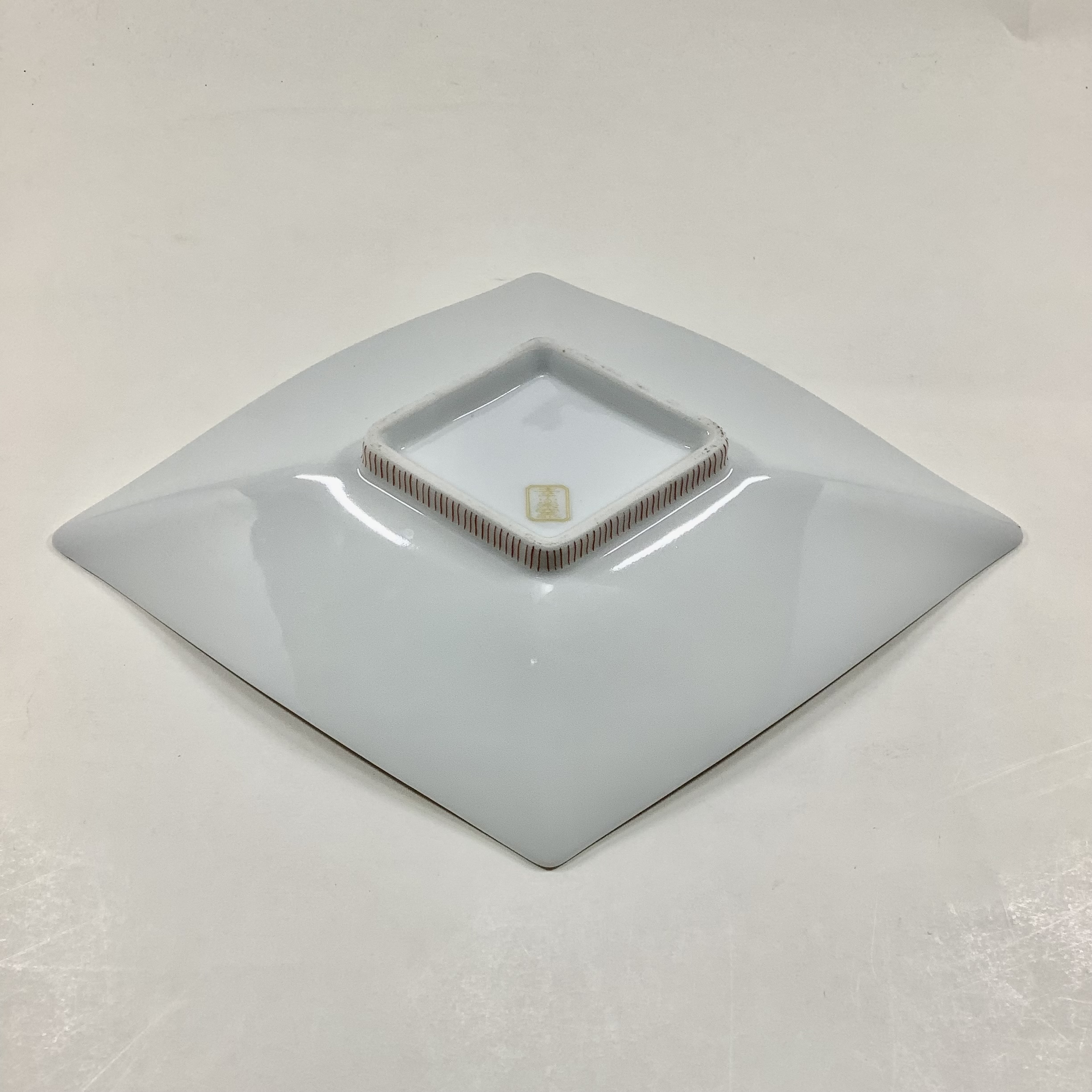 錦赤糸十草 菱形向付　27㎝の画像