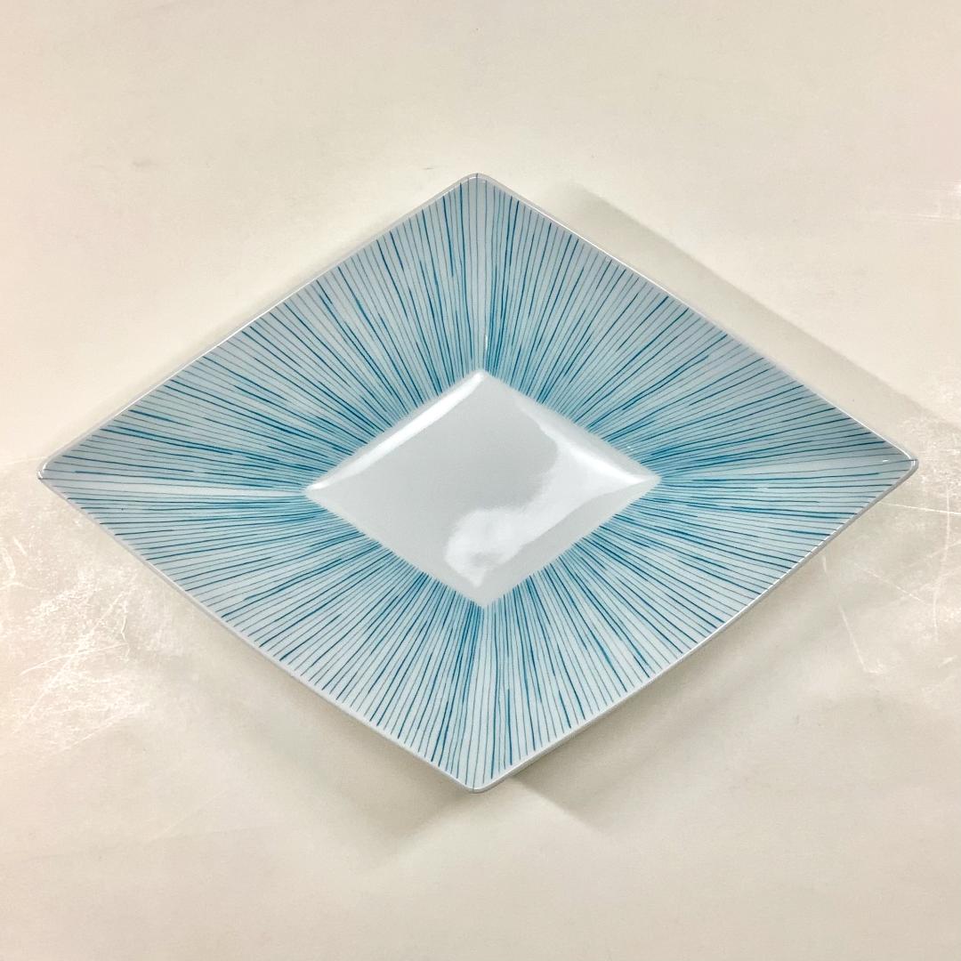 錦青糸十草 菱形向付　27㎝の画像
