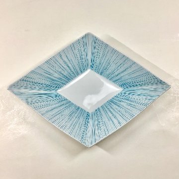 錦青糸十草 菱形向付　27㎝の画像
