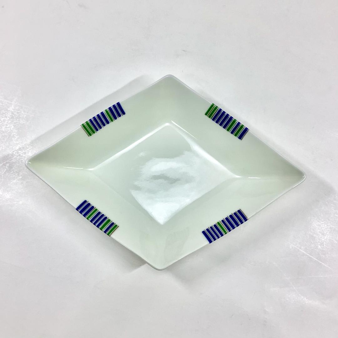 錦三色十草 菱形小向付　21㎝の画像