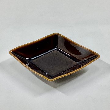 べっ甲 なぶり菱形小付　12㎝の画像