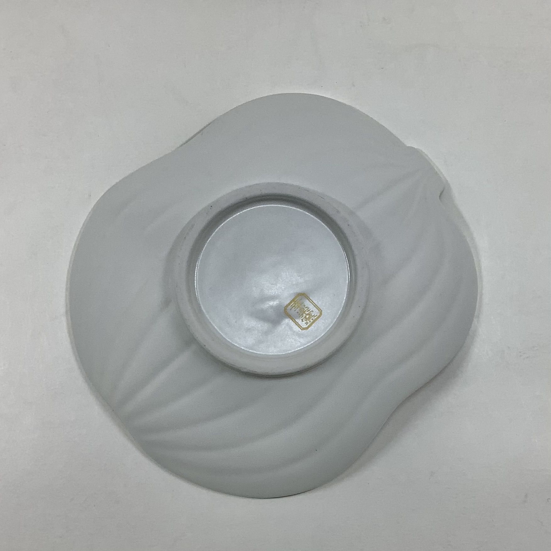 錦金彩雪衣 瓢形銘々皿　13㎝の画像
