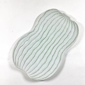錦銀叩き 瓢形焼皿　　　20㎝の画像