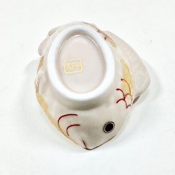 錦薄桜金叩鯛形小付　9.5㎝の画像