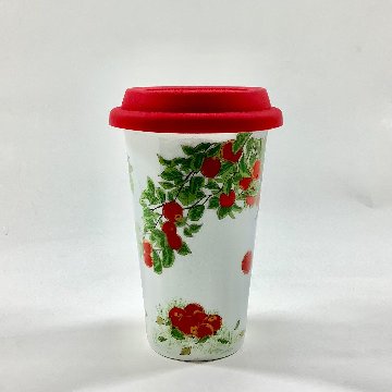 Traveling Tumbler/りんご　300ml(コンビニコーヒーMサイズ)の画像