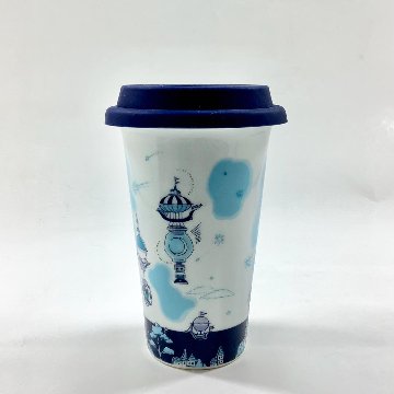 Traveling Tumbler／地球儀とくじら　300ml（コンビニコーヒーMサイズ対応）の画像