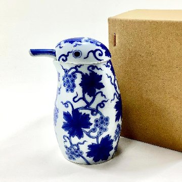 染付唐草川蝉大汁次/箱入の画像