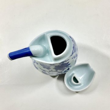 染付唐草川蝉大汁次/箱入の画像