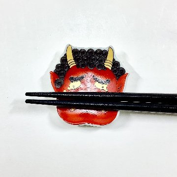 錦泣いた赤鬼箸置きの画像