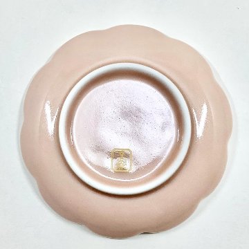 錦曙釉銀きらめき八重梅小皿　9㎝の画像