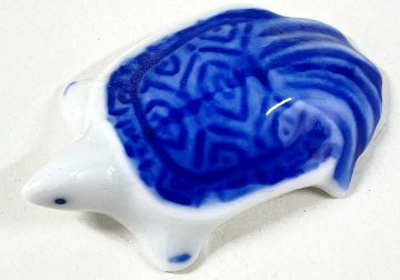 亀箸置/呉須の画像