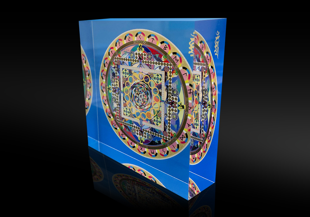 クリスタルクスリエ　曼陀羅ボルテックス/75×75×20mmの画像