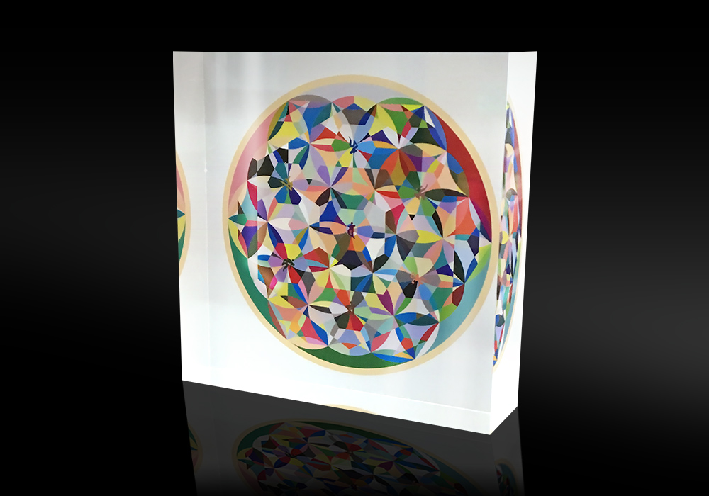 クリスタルクスリエ　ダイヤ/75×75×20mm の画像