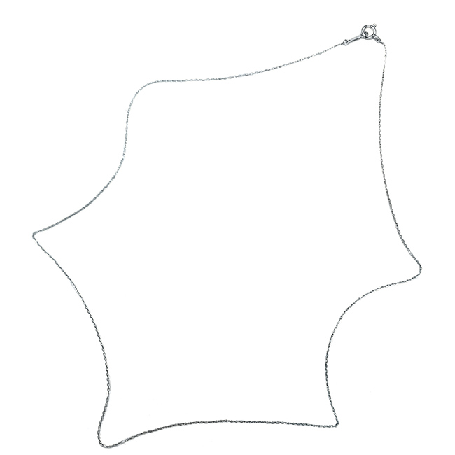 クスリエ ネックレス用チェーン SV（シルバー）0.25mmの画像