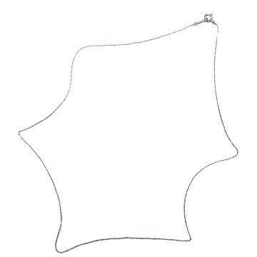 クスリエ ネックレス用チェーン Pt（プラチナ）0.2mmの画像