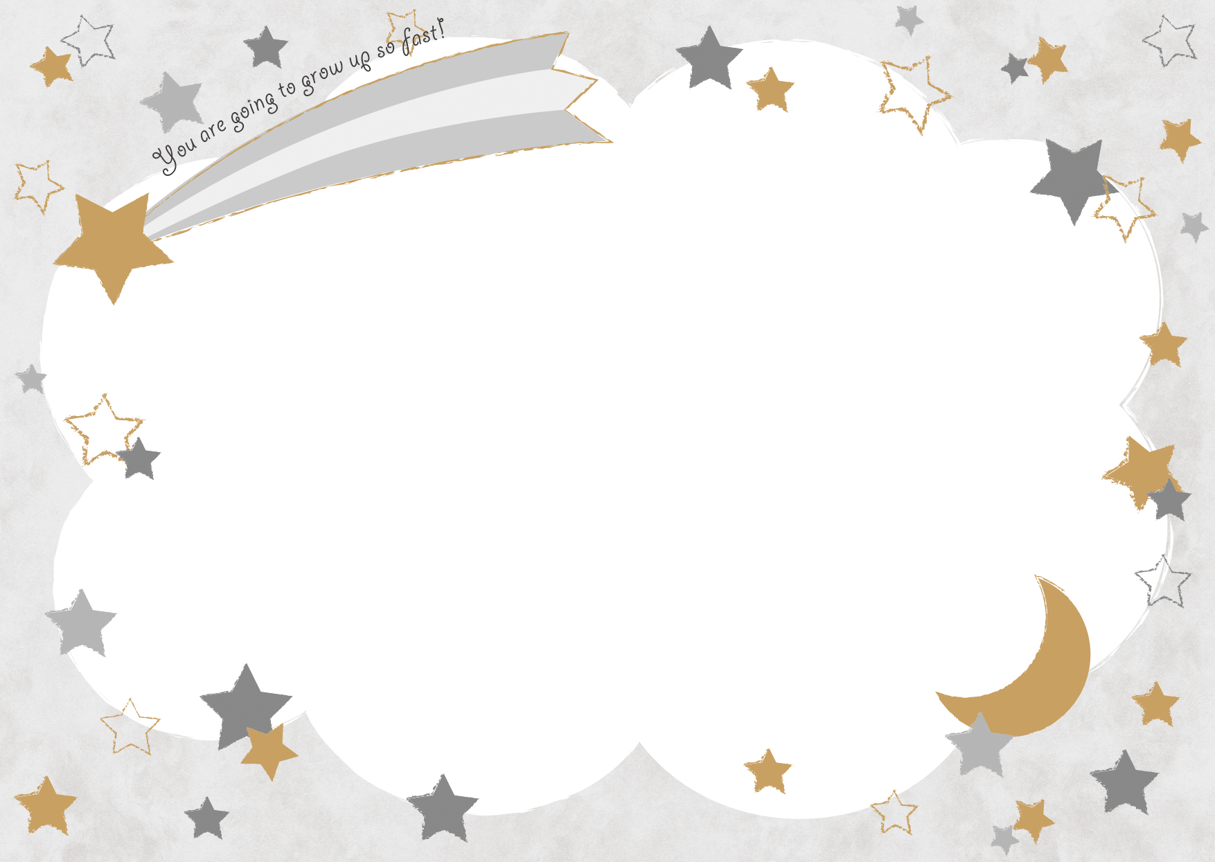 【イベントなどに！1枚分お得な10枚セット】手形・足形アート用台紙【スター柄】の画像