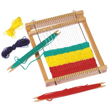 【限定1点】ママとも楽しめる子供用簡単編み機のおもちゃ画像