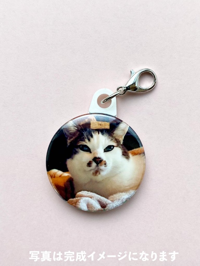 【オーダー制作32mm】チャームタイプ白の画像