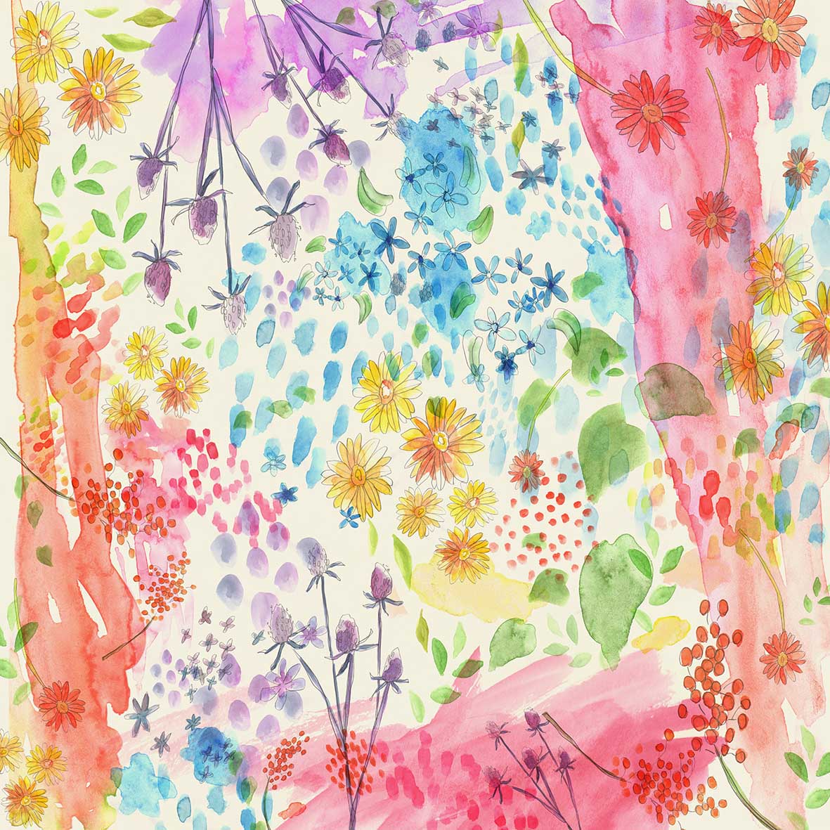 シルクスカーフ*full bloomの画像