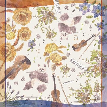 シルクスカーフ*音色の画像
