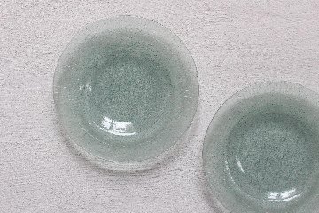 オオタ硝子研究室　リム小皿（グリーン）画像