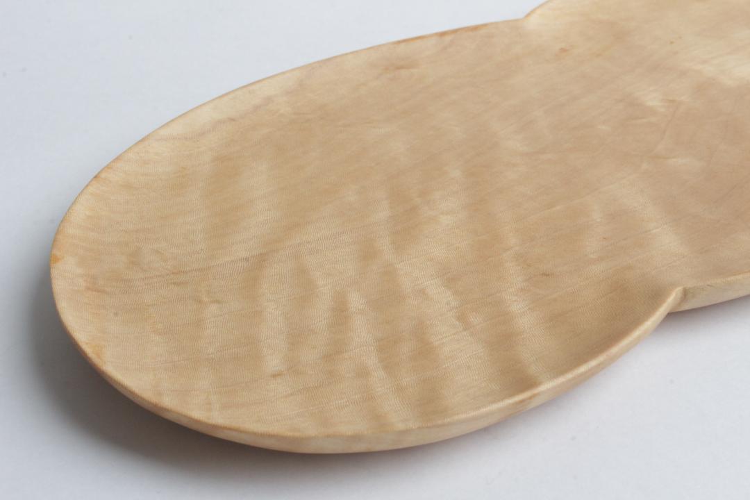 生嶋　花　　木のトレイ　トチの画像