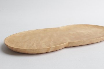 生嶋　花　　木のトレイ　トチの画像
