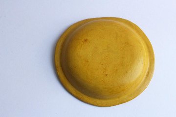 川原幸子　陶胎漆器　リム皿画像