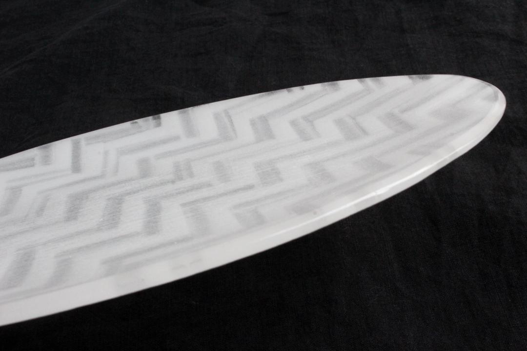 キム・ドンヒ　「ぬくもり」楕円皿 大画像