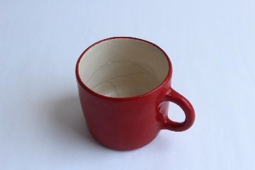 川原幸子　陶胎漆器　マグカップ　Lの画像