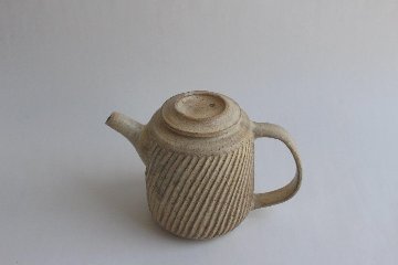 鈴木　進　粉引しのぎ注器の画像