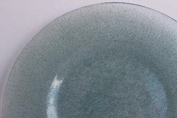 オオタ硝子研究室　リム中皿　グリーンの画像