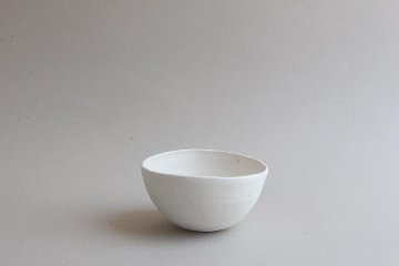 渡辺隆之　くぼみ　碗S　白の画像