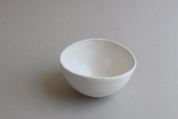 渡辺隆之　くぼみ　碗S　白の画像