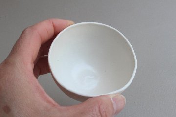 渡辺隆之　くぼみ　碗S　白の画像