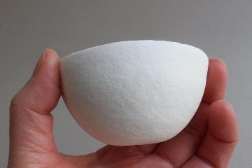 渡辺隆之　くぼみ　碗S　白の画像